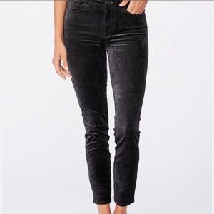Paige Verdugo Ultra Skinny Crushed Velvet Pants size 6